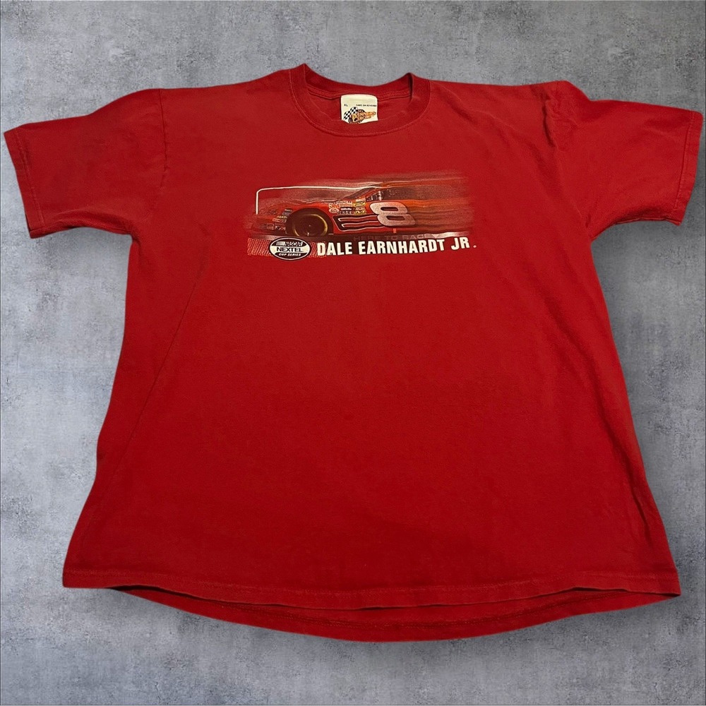 Y2K NASCAR Dale Earnhardt Jr‎ Winners Circle XL Shirt Red